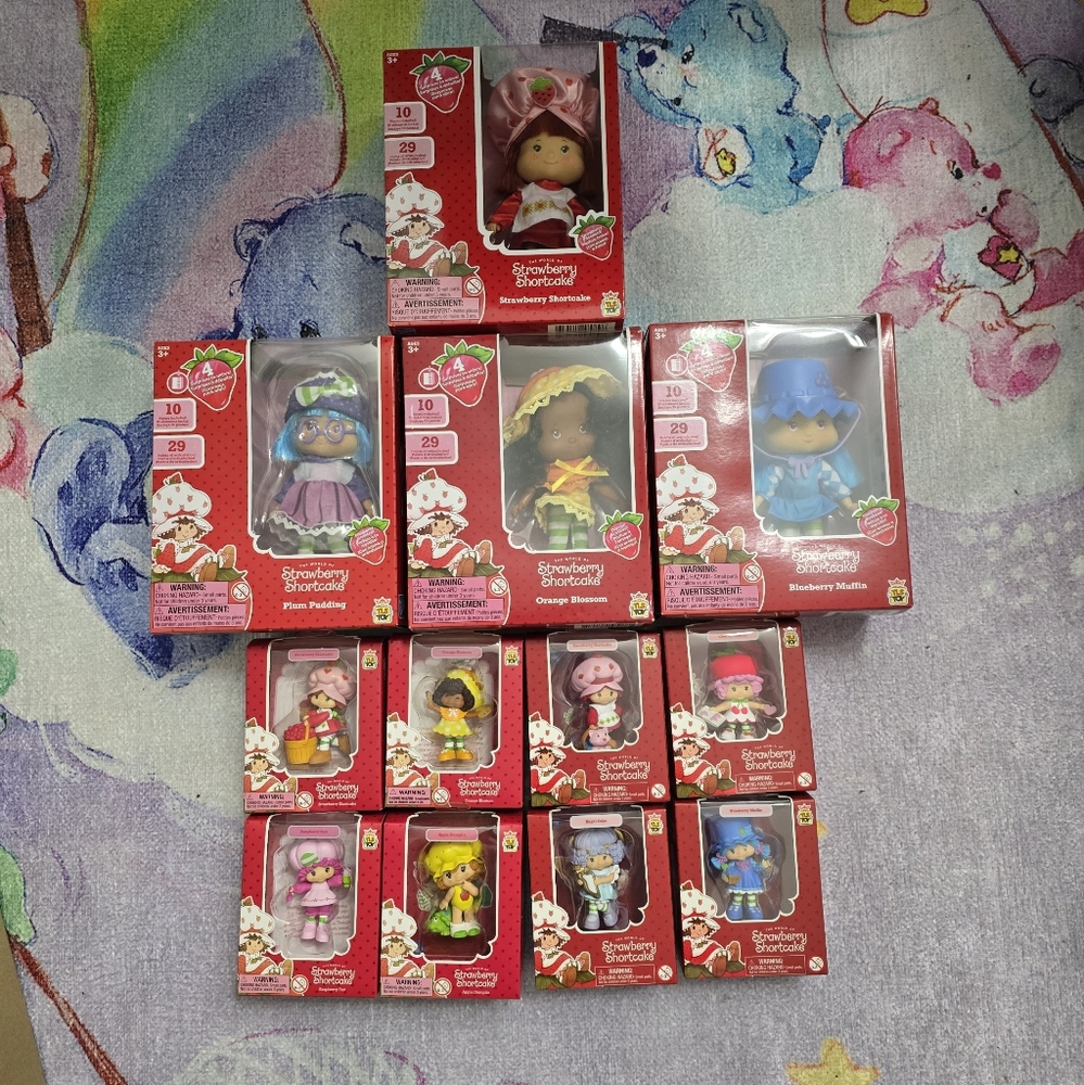 Modern Retro Strawberry Shortcake Dolls And Figures (Lot 6)